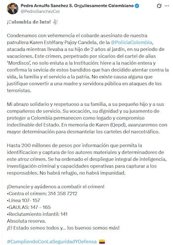 El ministro de Defensa Pedro