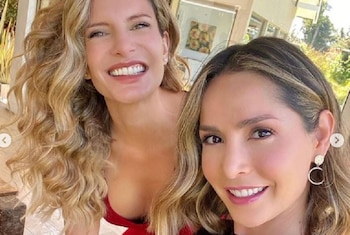 Mabel Moreno y Carmen Villalobos. Foto: Instagram @mabelmoreno1