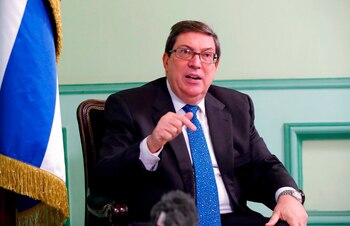 En la imagen, el ministro cubano de Exteriores, Bruno Rodríguez. EFE/Ernesto Mastrascusa/Archivo