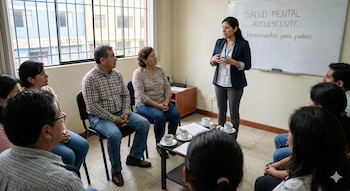Una profesional de la salud
