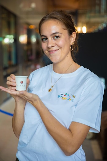 El Café de El Salvador estuvo presente en el Foro de Inversiones Mano de la Mano de la FAO en Roma. (Foto cortesía FAO El Salvador)