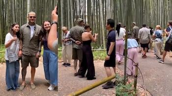 El video viral de la China Suárez y Mauro Icardi en un bosque en Japón: el detrás de cámara del exclusivo viaje