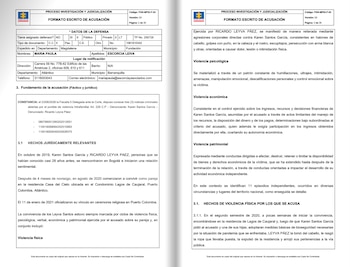 Escrito de acusación Fiscalía Ricardo Leyva - crédito Captura de Pantalla Caracol Radio