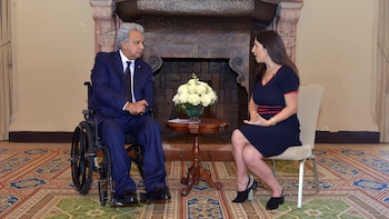 soledad cedro y lenin moreno - FORO: “Defensa de la democracia en Las Américas”