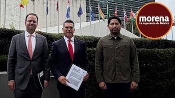 Senadores de Morena cierran filas con Sheinbaum en medio de denuncia de Alito Moreno ante la ONU