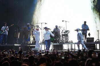 El rapero argentino Trueno durante