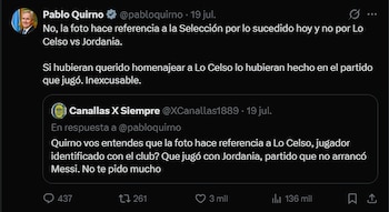 El otro posteo de Pablo Quirno