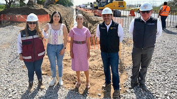 Sheinbaum supervisó obras de infraestructura