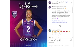 Afyon Belediye Yüntas anunció la llegada de Katielle Alonzo.