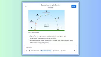 La IA de Google ha incorporado nuevas herramientas para asistir a estudiantes.