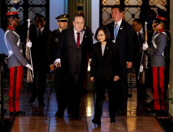 Taiwán agradeció el respaldo del