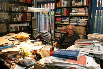 Carlos Monsiváis en 2008, dos