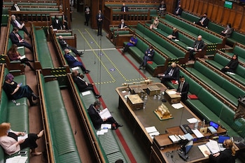 Foto del Parlamento británico: