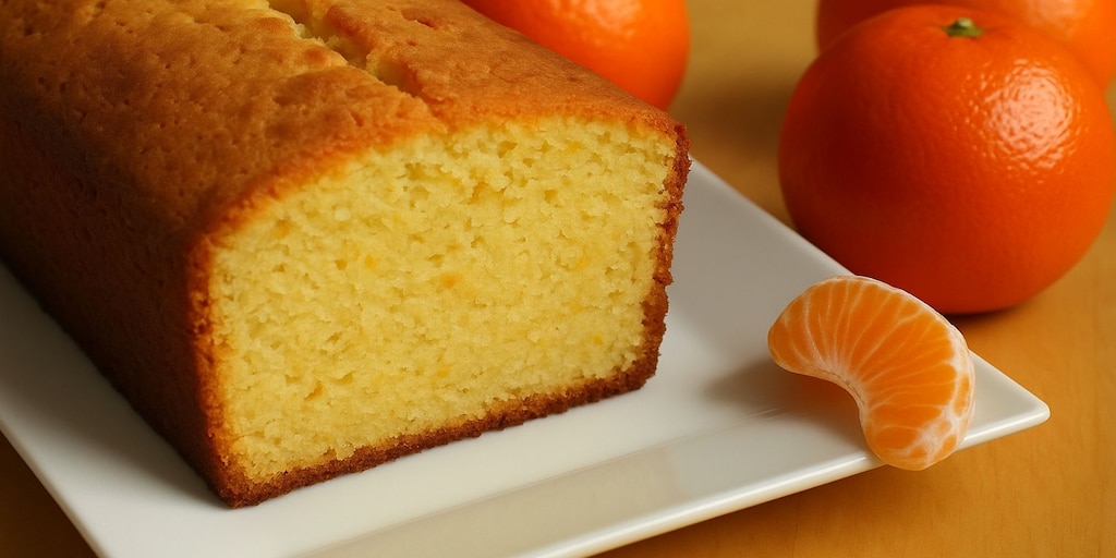Receta de budín de mandarina en licuadora, rápida y fácil