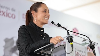 Claudia Sheinbaum aseguró que atendería las demandas de manifestantes por la construcción de un Polo de Bienestar en San José Chiapa, Puebla. (Foto: Presidencia)