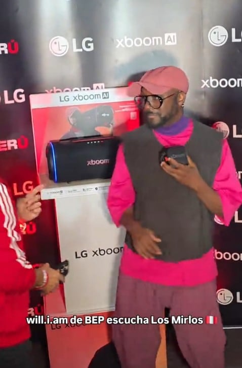 will.i.am queda sorprendido al escuchar a Los Mirlos: “Es de 1970 o algo así”. Captura: Instagram Coco Maggio.