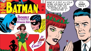 La primera aparición de Poison Ivy en un cómic de Batman fue en 1966