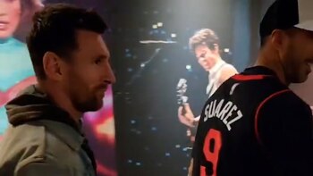 “Todo mal con vos, no es más tu amigo”: la broma de Messi tras ver a Miami Heat en la NBA y el posteo familiar que realizó luego del partido