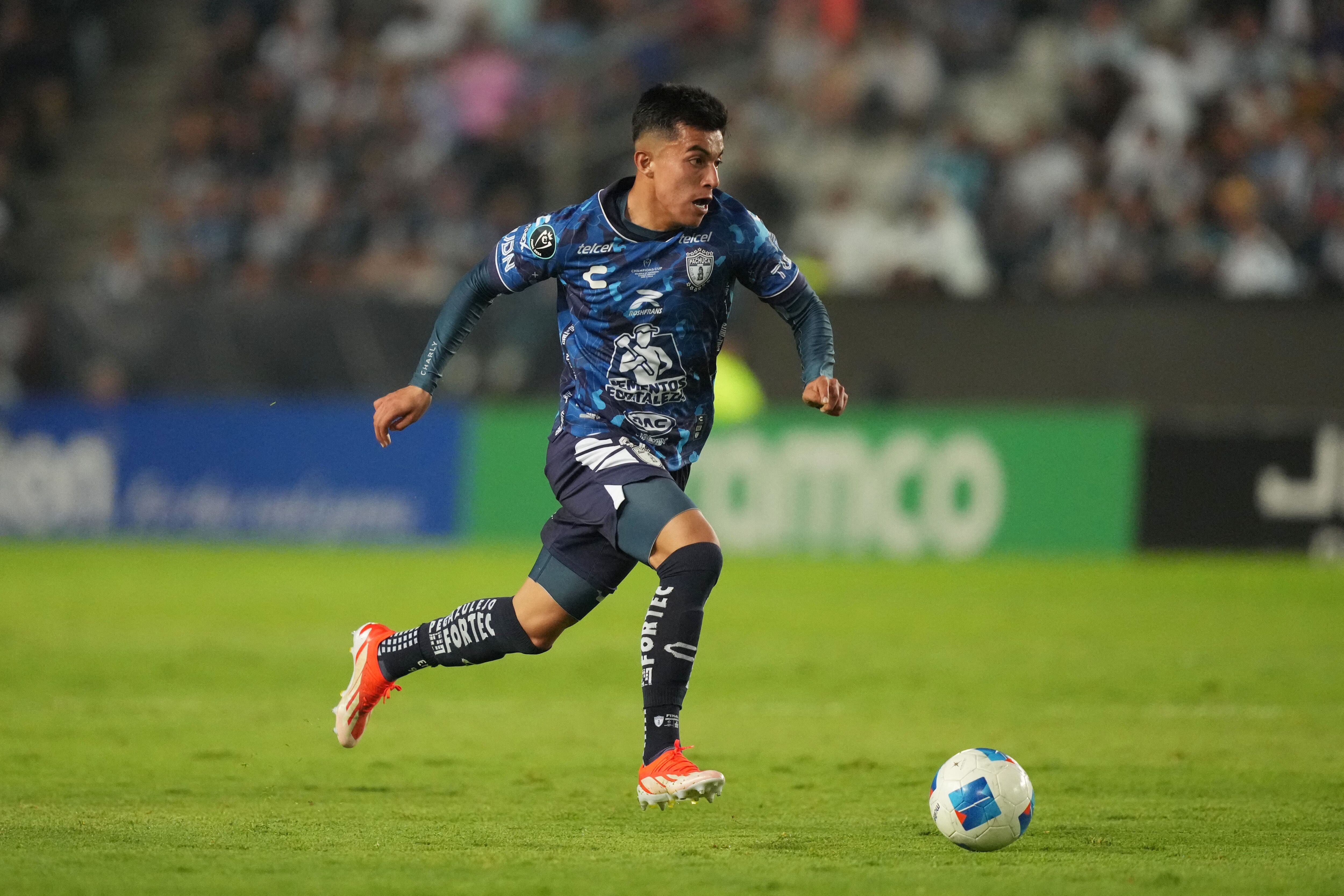 El canterano del Pachuca, Emilio Rodríguez, llegó al Celta de Vigo en el último mercado de fichajes (Kirby Lee-USA TODAY Sports vía REUTERS)