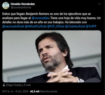 El dirigente estaría cerca de