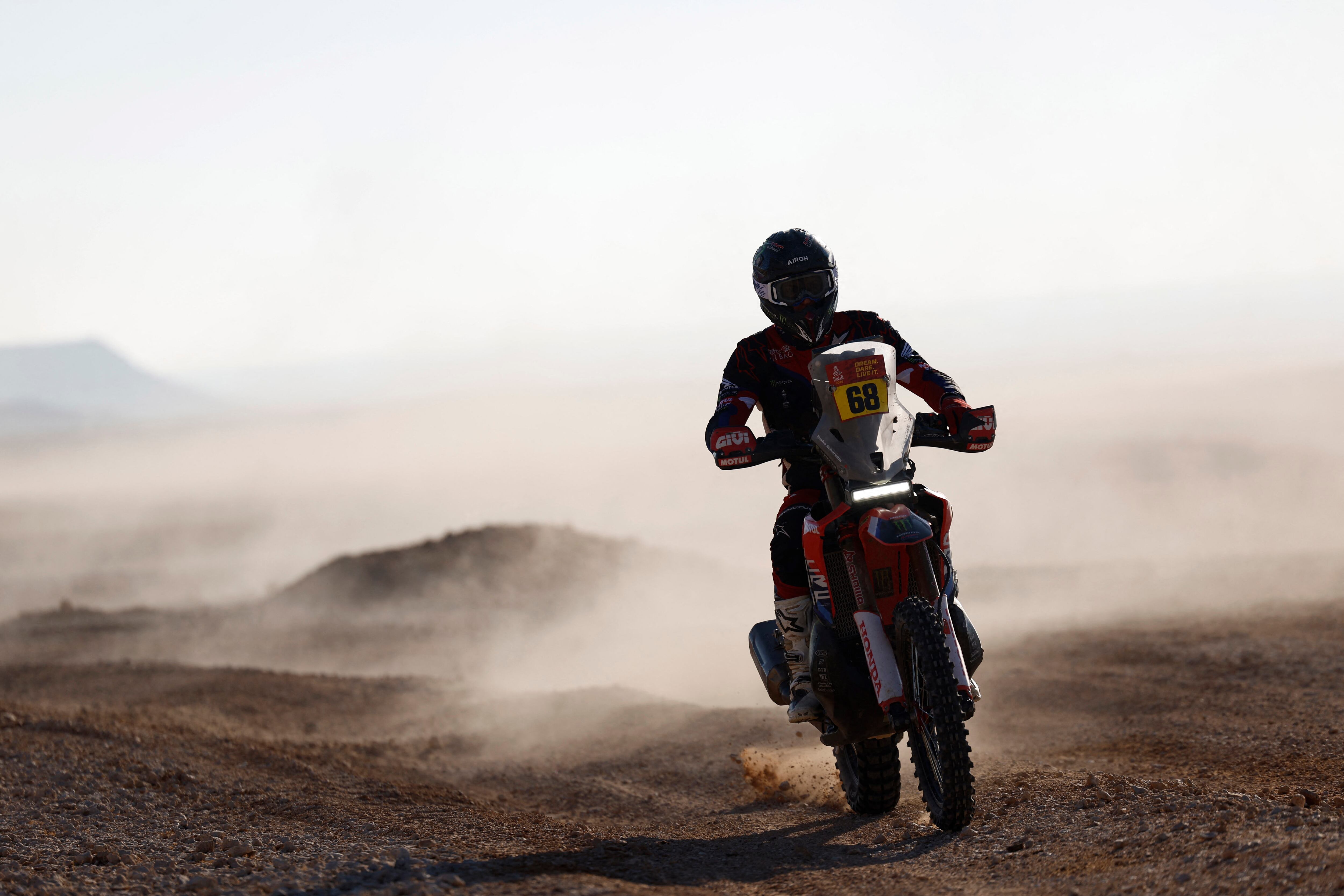 Tosha Schareina alcanzó la corona en motos (REUTERS/Hamad I Mohammed)