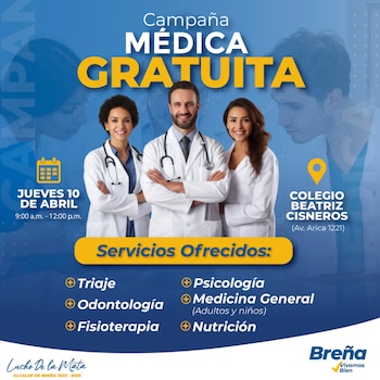 La campaña médica es importante