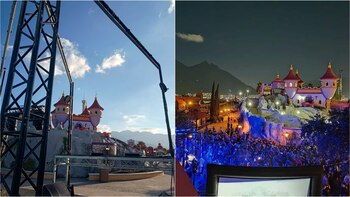 En el evento había juegos