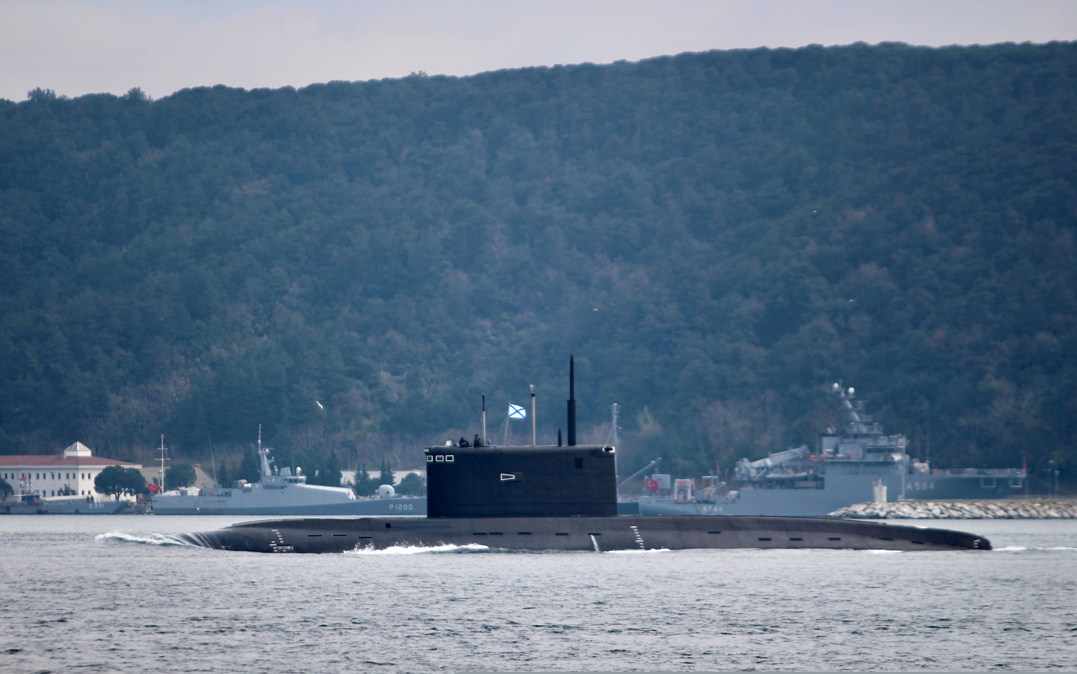 Un submarino ruso de clase