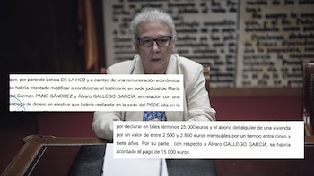 La UCO señala que ofrecieron 25.000 euros y un alquiler a la empresaria Carmen Pano para cambiar su testimonio sobre pagos en la sede del PSOE