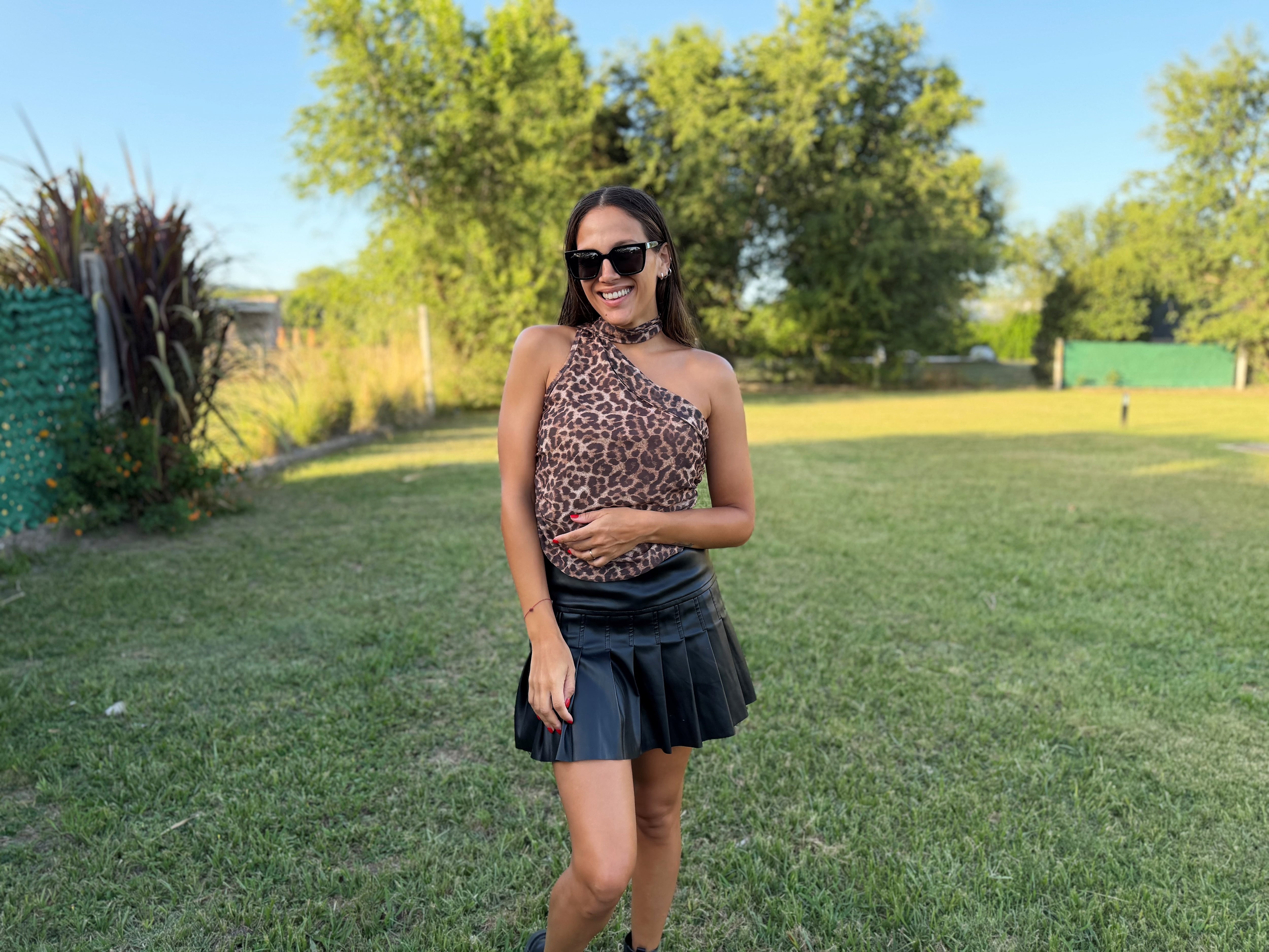 Barbie, en la casa que alquila en el verano de Carlos Paz (Crédito: