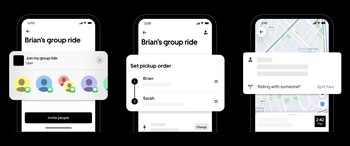 Los viajes compartidos permiten seleccionar