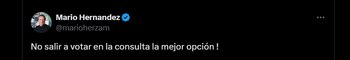 Mario Hernández, empresario colombiano, habló