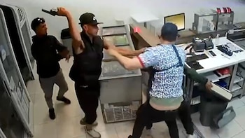 El asalto quedó registrado por