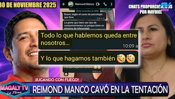 Mujer que filtró chats de Reimond Manco asegura que no fue la única involucrada: “Hay varias chicas más”