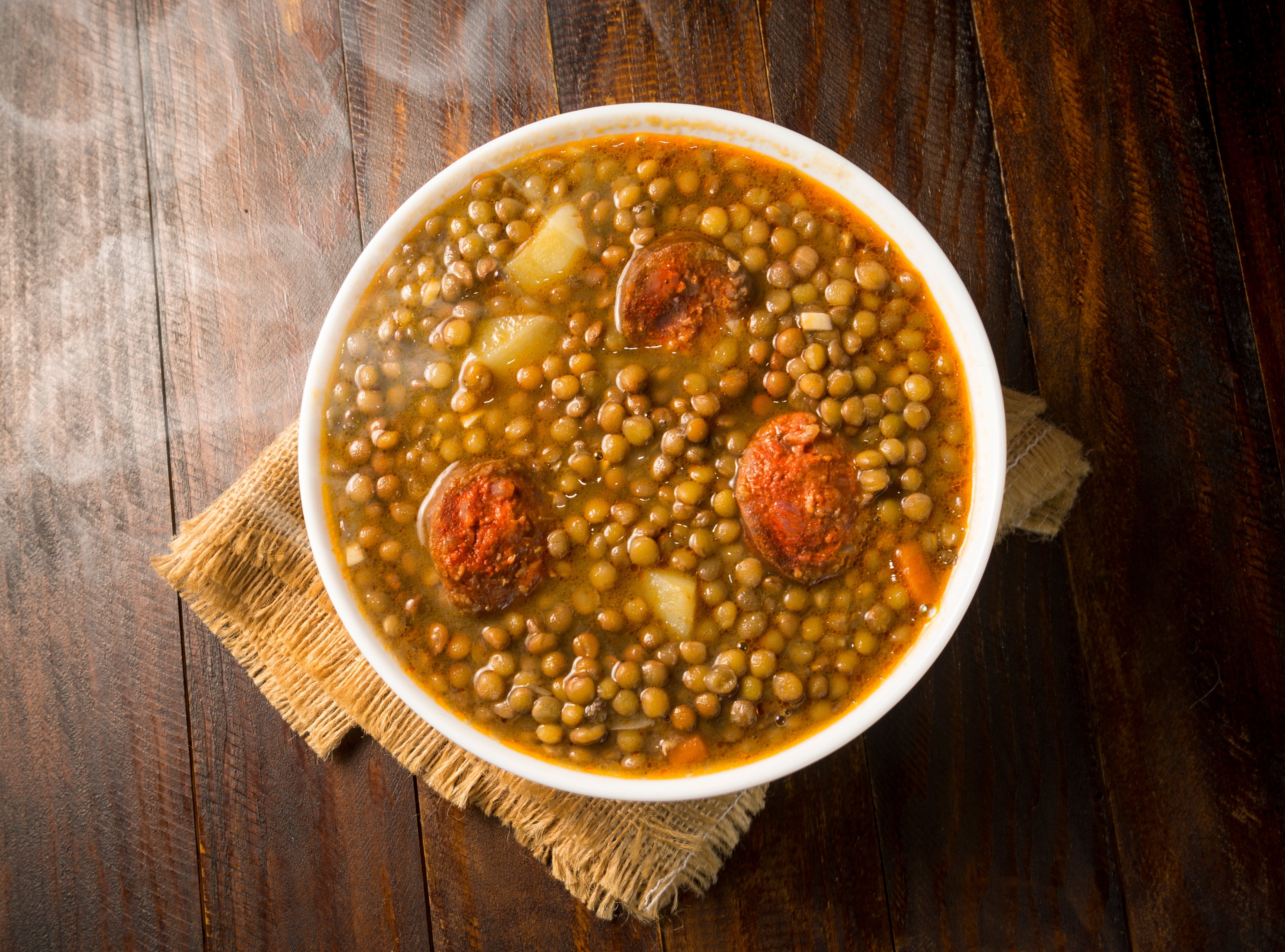 Un plato de lentejas (Shutterstock)