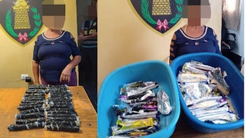 Hallan 31 paquetes con presunta marihuana dentro de turrones que iban a ser entregados a un interno del penal de Chiclayo