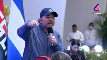 El presidente de Nicaragua, Daniel