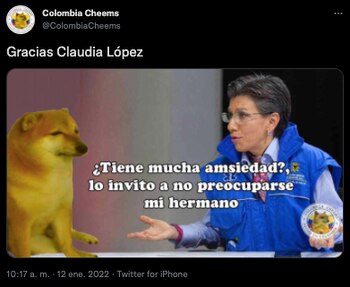 Tomado de Twitter @ColombiaCheers