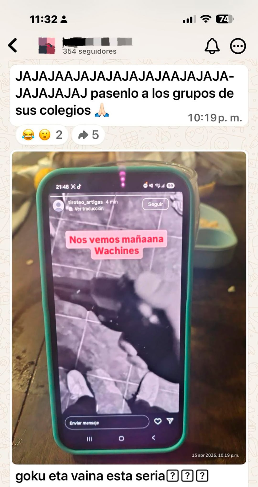 Las amenazas fueron realizadas en redes sociales