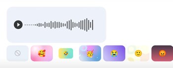 Los audios pueden ir acompañados