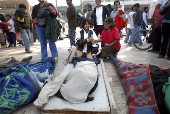 Terremoto en Pisco de 2007 (AFP)