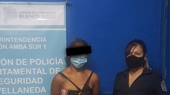 La mujer quedó detenida porque