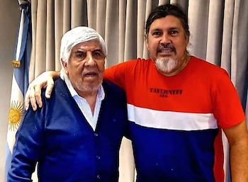 Hugo Moyano y Angel Díaz,