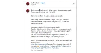 A través de una publicación