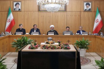 El presidente iraní, Hasan Rohani