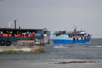 Más de 5,265 migrantes han retornado por Panamá durante 2026 dentro del flujo inverso, la mayoría de nacionalidad venezolana. (AP Foto/Matías Delacroix)