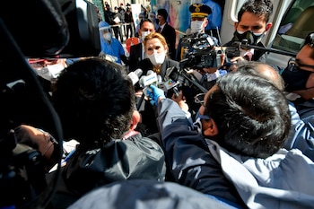 La ex presidente interina de