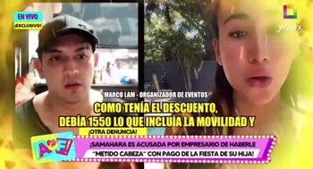 Samahara Lobatón es acusada de