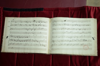 Mozart - manuscrito hallado