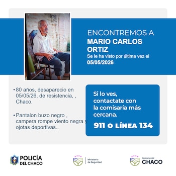 El hombre fue visto por última vez el pasado 4 de mayo